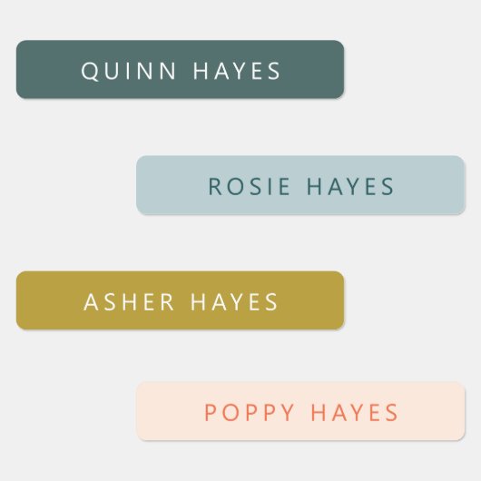 Blauwe gouden pekellabels labels (Groep)