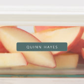 Blauwe gouden pekellabels labels (Aangebracht)