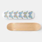 Blauwe goudvlinder skateboard (Horizontaal)