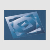 blauwe gradiënt 1 tissuepapier (Voorkant)