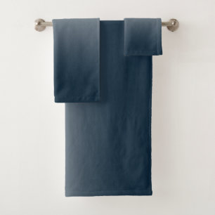 Blauwe gradiënt bad handdoek