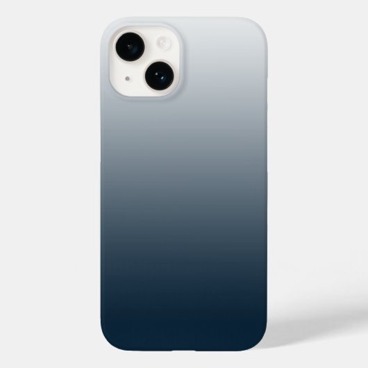 Blauwe gradiënt Case-Mate iPhone case (Achterkant)