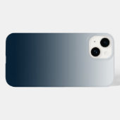 Blauwe gradiënt Case-Mate iPhone case (Achterkant (horizontaal))