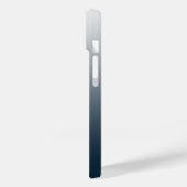 Blauwe gradiënt Case-Mate iPhone case (Achterkant / Links)