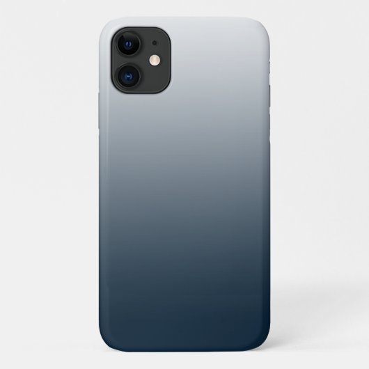 Blauwe gradiënt Case-Mate iPhone case (Achterkant)