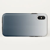 Blauwe gradiënt Case-Mate iPhone case (Achterkant (horizontaal))