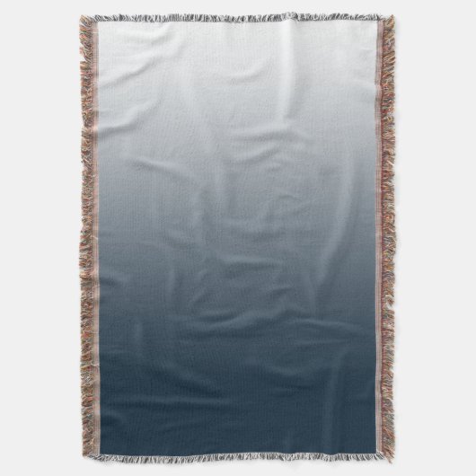 Blauwe gradiënt deken (Voorkant Verticaal)