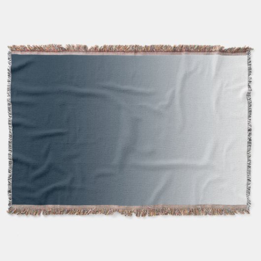 Blauwe gradiënt deken (Voorkant)