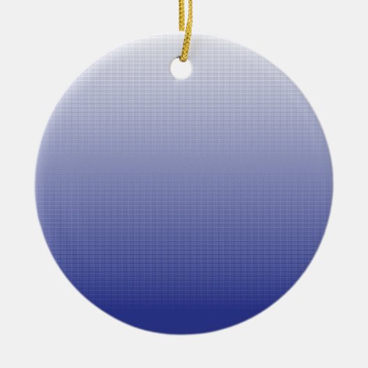 Blauwe Gradiënt Luxe Ornament Cadeau (Voorkant)
