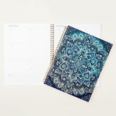 Blauwe Gradient Mandala Design Planner (Display)