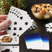 Blauwe gradiënt pokerkaarten (Insitu)