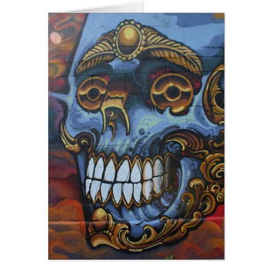 Blauwe graffiti (Voorkant)