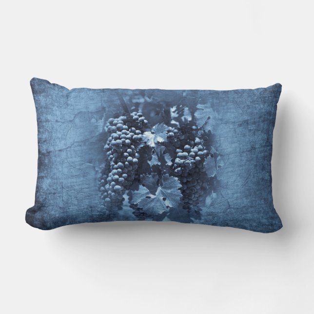  Blauwe Grafiek Plaster Kussen (Voorkant)