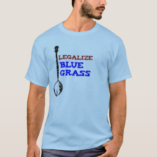 Blauwe gras! t-shirt