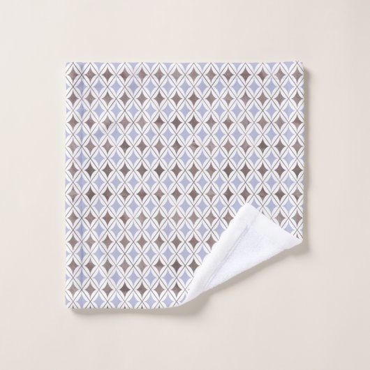 BLAUWE GRAY HAMPTONS STIJL BATHROOM TOWEL SET BAD HANDDOEK (Wasdoekje)