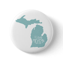 Blauwe grijs van Michigan Silhouette