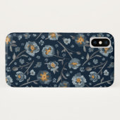 Blauwe grijze gele papaver afdrukken Case-Mate iPhone case (Achterkant (horizontaal))