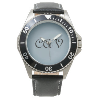 Blauwe grijze klokken en horloges