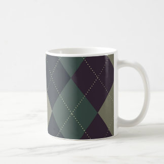 Blauwe, grijze, Paarse Mok Argyle
