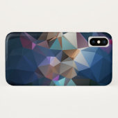 Blauwe groene Abstracte piramide Case-Mate iPhone Case (Achterkant (horizontaal))