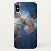 Blauwe groene Abstracte piramide Case-Mate iPhone Case (Achterkant)