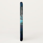 Blauwe groene Abstracte piramide Case-Mate iPhone Case (Achterkant/links)