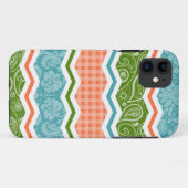Blauwe, groene en Oranje landenpatronen Case-Mate iPhone Case (Achterkant (horizontaal))