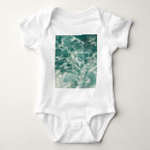 Blauwe groene oceaangolven romper (Voorkant)