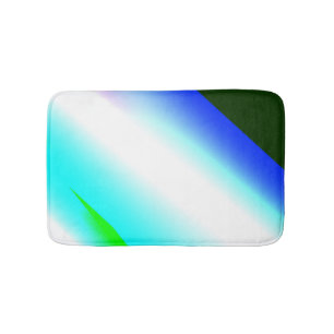 Blauwe groene regenboog abstracte textuurkunst t badmat
