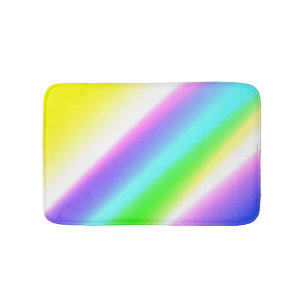 Blauwe groene regenboog abstracte textuurkunst t badmat