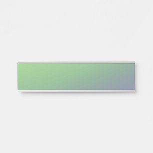 Blauwe groene regenboog abstracte textuurkunst t deurbordje