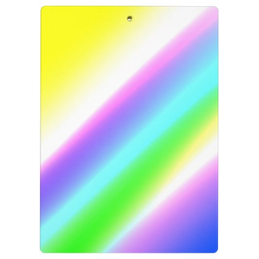 Blauwe groene regenboog abstracte textuurkunst t klembord (Achterkant)