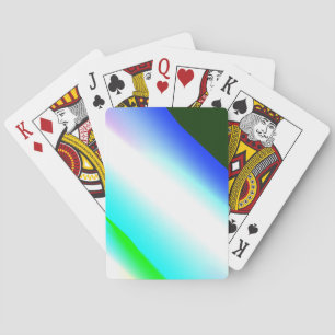 Blauwe groene regenboog abstracte textuurkunst t pokerkaarten