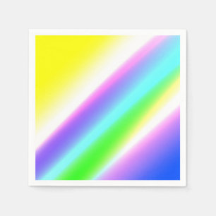 Blauwe groene regenboog abstracte textuurkunst t servet