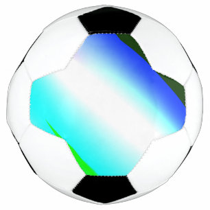 Blauwe groene regenboog abstracte textuurkunst t voetbal
