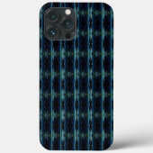 Blauwe groene regenboogsterren, artdeco-patroon Case-Mate iPhone case (Achterkant)