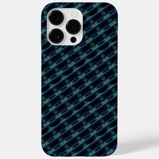 Blauwe groene regenboogsterren, artdeco-patroon Case-Mate iPhone case (Achterkant)