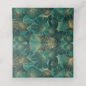 Blauwe groene reuzenbladeren (Binnenkant ongevouwen)