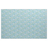 Blauwe groene turquoise Bubbles Spot Pattern Print Stof (Yard (91,4 cm))