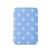 Blauwe grote sterren Bath Mat (Voorkant Verticaal)