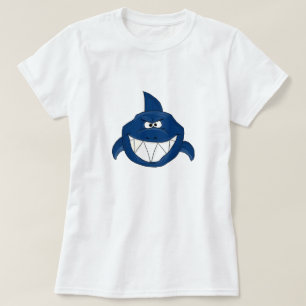 Blauwe haai t-shirt
