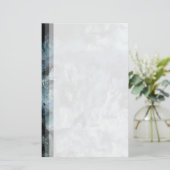 Blauwe handen briefpapier (Staand voorkant)