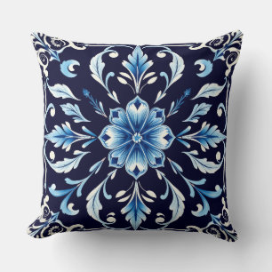 blauwe harmonie kussen