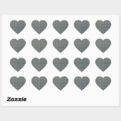 Blauwe harten hart sticker (Vel)