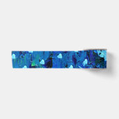 Blauwe harten lint (Voorkant)