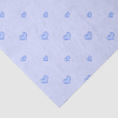 Blauwe harten tissuepapier (Detail)