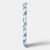 Blauwe hartvormige Lollipops Case-Mate iPhone Case (Achterkant / Rechts)