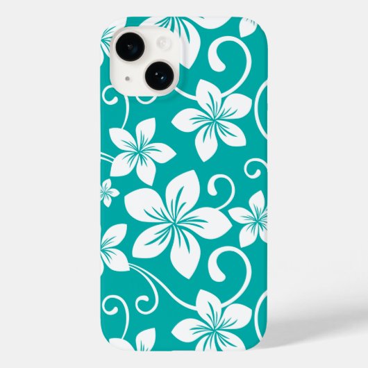 BLAUWE HAWAII (BLAUWGROEN) Case-Mate iPhone CASE (Achterkant)