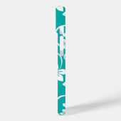 BLAUWE HAWAII (BLAUWGROEN) Case-Mate iPhone CASE (Achterkant / Links)