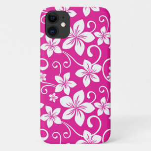 BLAUWE HAWAII (HOT PINK) iPhone 11 HOESJE